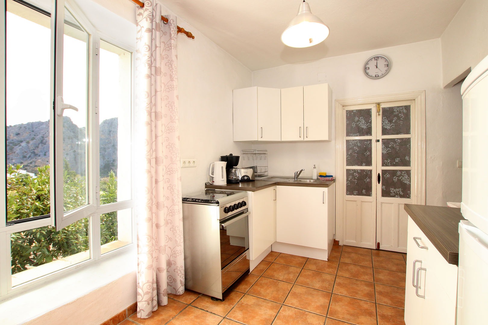 Cocina con adorables vistas