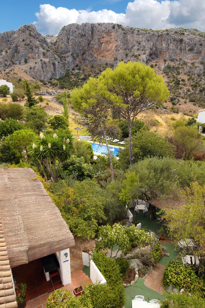 Vistas del jardín botánico desde casa Ronda