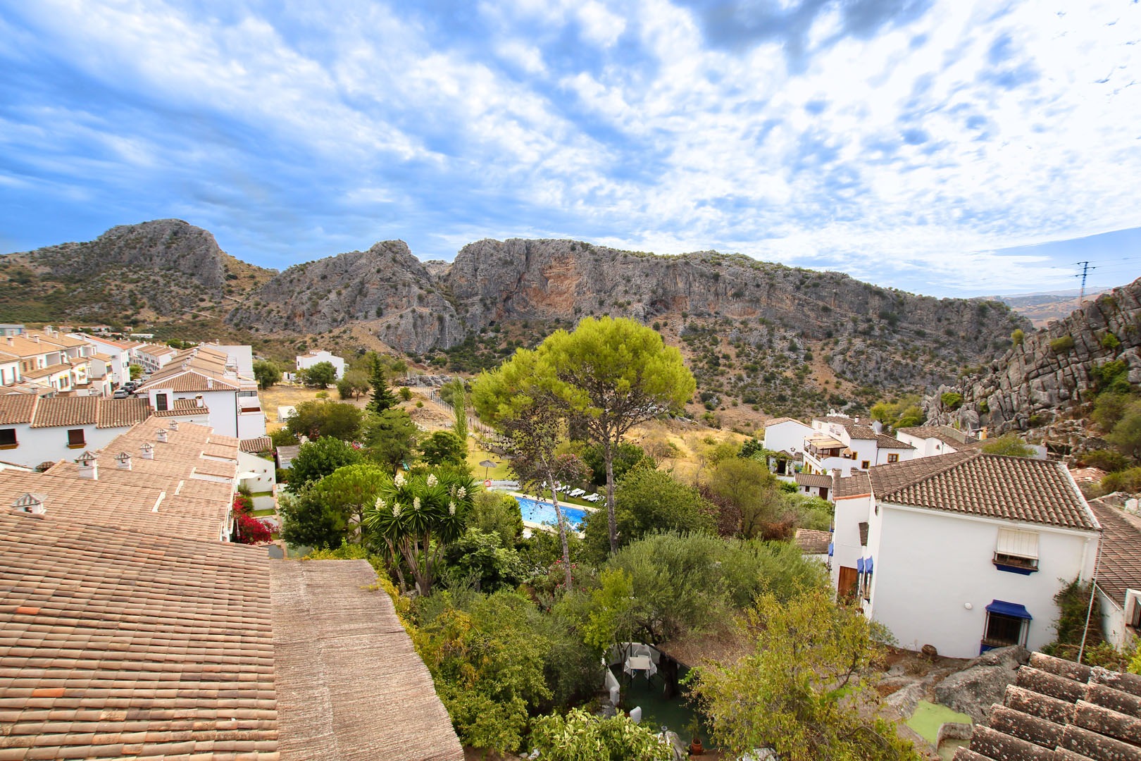 Montañas en Montejaque desde Casitas de la Sierra